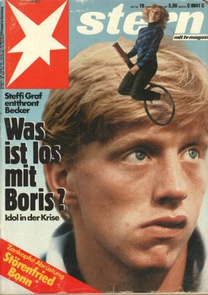 Stern Nr. 19/1987 29.04.1987 Was ist los mit Boris? Idol in der Krise