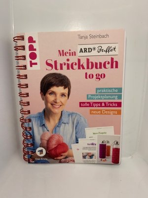 gebrauchtes Buch – Tanja Steinbach – Mein Strickbuch to go : praktische Projektplanung, tolle Tipps & Tricks, neue Designs. Spiralbindung,  Topp