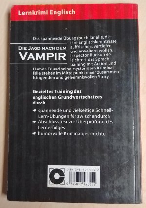 gebrauchtes Buch – Hillefeld, Marc; Novotny – Die Jagd nach dem Vampir - [Lernziel Englisch Grundwortschatz]