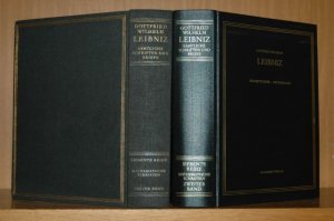 Sämtliche Schriften und Briefe. 7. Reihe: Mathematische Schriften. Bände 1-2 (von 6). (umfasst die Jahre 1672-1696). Herausgegeben von dem Leibniz-Archiv […]