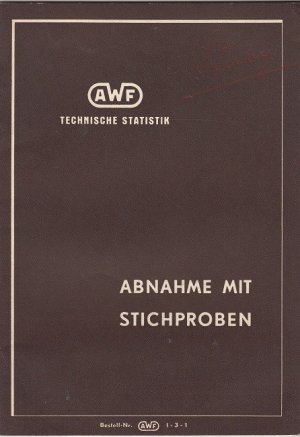 antiquarisches Buch – Gustav Wagner – Abnahme mit Stichproben