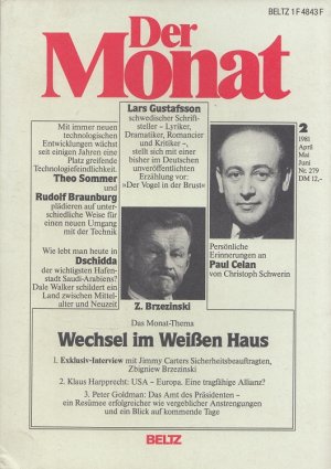 Wechsel im Weißen Haus - Der Monat 279 Heft 2/1981