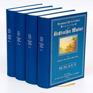 Grammatisch-kritisches Wörterbuch der Hochdeutschen Mundart (4 Bände) mit beständiger Vergleichung der übrigen Mundarten, besonders aber der Oberdeutschen