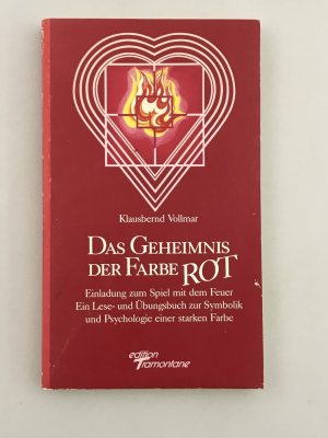 gebrauchtes Buch – Klausbernd Vollmar – Das Geheimnis der Farbe Rot