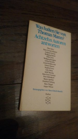 gebrauchtes Buch – Reich-Ranicki, Marcel – Was halten Sie von Thomas Mann?