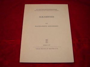 gebrauchtes Buch – Walter-Herwig Schuchhardt – Alkamenes. 126. Winckelmannsprogramm der Archäologischen Gesellschaft zu Berlin. Mit einer Bibliographie der Schriften von W.-H. Schuchhardt.