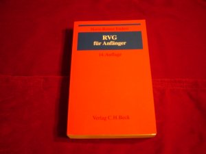 gebrauchtes Buch – Horst-Reiner Enders – RVG (Rechtsanwaltsvergütungsgesetz) für Anfänger.