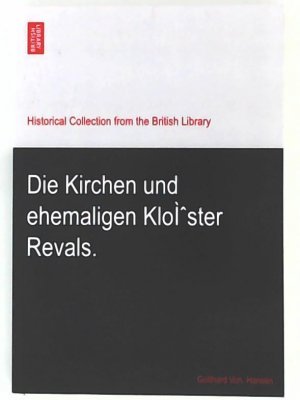 gebrauchtes Buch – Gotthard von Hansen – Die Kirchen und ehemaligen Klöster Revals