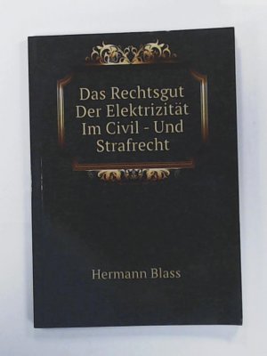 Das Rechtsgut der Elektrizität Im Civil- und Strafrecht