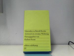 gebrauchtes Buch – Bertolt Brecht – Materianlien Zu B Brecht: Schwey