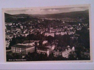 antiquarisches Buch – AK Baden - Baden, Blick über Baden - Baden, Panoramaansicht.