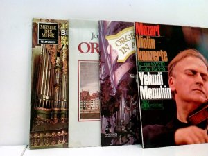 4 Platten / J. S. Bach* — Karl Richter · Siegfried Hildenbrand · Wilhelm Krumbach – Berühmte Orgelwerke / Johann Sebastian Bach, Michael Schneider – Orgelwerke / Michael Schneider – Orgelkonzert In Amorbach / Mozart* - Yehudi Menuhin – Violinkonzerte - D-Dur KV 218 - A-Dur KV 219