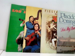 gebrauchter Tonträger – Konvolut – 4 Platten / Luis Alberto del Parana y Los Paraguayos – Los Paraguayos / Los Muchachos – Viva, Viva / Reynaldo Meza Y Los Paraguayos – Fiesta Del Sol / Placido Domingo – Be My Love