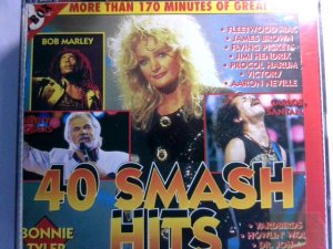 gebrauchter Tonträger – Marley, Bob, Fleetwood Mac Bonnie Tyler u – 40 SMASH HITS " More than 17 Minutes of Great Music