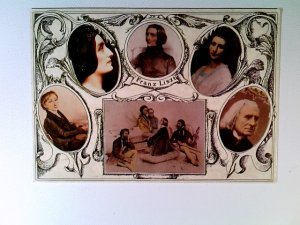 Franz Liszt, 6 versch. Bilder, Liszt-Museum Raiding, Musiker, AK, ungelaufen, ca. 2000