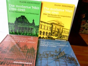 Konvolut: 4 Bände (von4) Geschichte der Neuzeit - komplette Ausgabe, teilweise noch Originalverschweißt - Reprint.