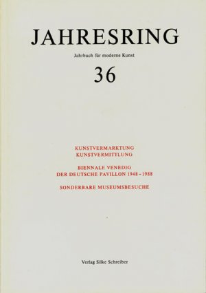 gebrauchtes Buch – Walter Grasskamp – Jahresring. Jg 36 Kunstvermarktung - Kunstvermittlung