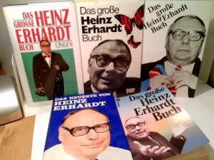 Konvolut: 5 Bände Heinz Erhardt Bücher.