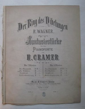 Der Ring des Nibelungen No. 2: Die Walküre (Fantasiestücke für das Pianoforte von H. Cramer zu 2 Händen)