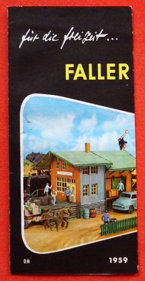 antiquarisches Buch – Faller – Faltprospekt der Firma Faller (Spielzeug-Eisenbahn) 1959