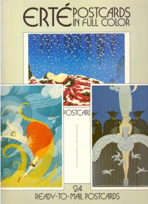 Erté. Postcards in Full Color (24 Ready-to-Mail Postcards)