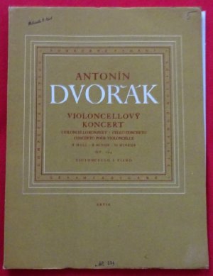 Violoncellovy Koncert / Violoncello-Koncert Op. 104 (H-Moll) (Violoncello e Piano. Kritische Ausgabe nach dem Manuskript des Komponisten)