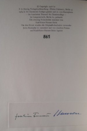 Und sie schämten sich nicht (Ein Zweitausendjahr-Bericht)