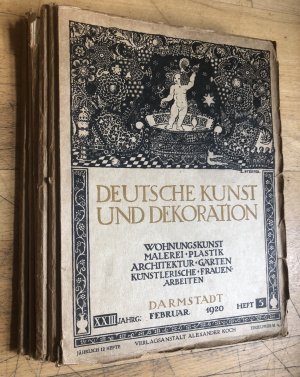 Deutsche Kunst und Dekoration, 23. Jahrgang, Hefte 3, 4, 5, 7/8, 9,12