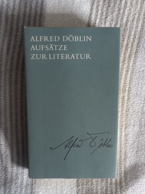 antiquarisches Buch – Alfred Döblin – Aufsätze zur Literatur. antiquarisches Buch – Alfred Döblin – Aufsätze zur Literatur.