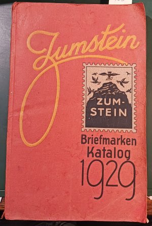 Europa Briefmarken-Katalog Zumstein 1929