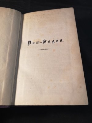 antiquarisches Buch – Vogl, Johann Nepomuk – Dom-Sagen. - [Mit 2 Beibindungen: "Deutsche Lieder" und  "Balladen und Romanzen"].