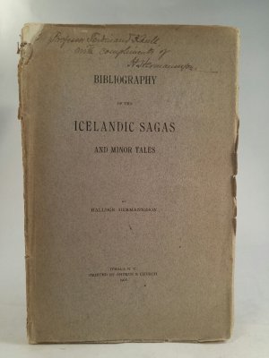 Bibliography of the Icelandic Sagas and Minor Tales Separate reprint from "Islandica" I.