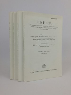 Historia. Zeitschrift für alte Geschichte. Band 22. Heft 1 - 4.