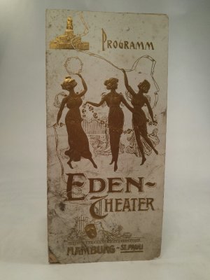 Programmheft des Eden-Theater, Hamburg - St. Pauli 1908