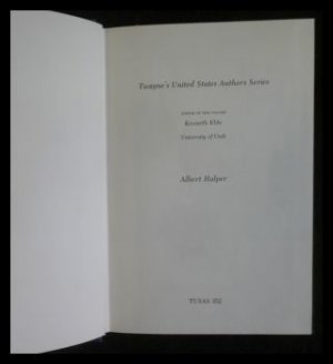 Albert Halper  (Twayne's United States authors series) TUSAS 352