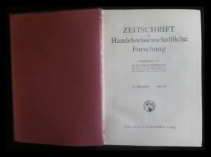 Zeitschrift für Handelswissenschaftliche Forschung. 10. Jahrgang. 1915/1916.