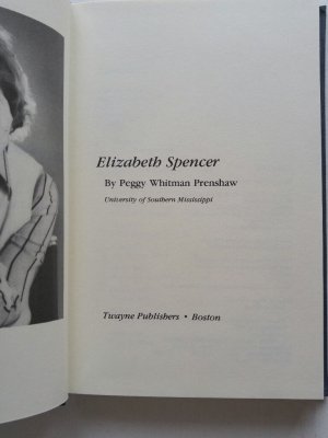 Elizabeth Spencer (Twayne's United States Authors Series)