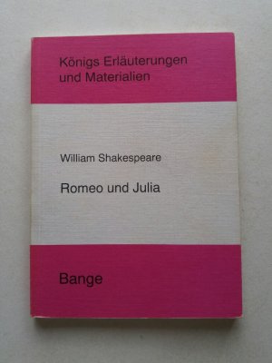 gebrauchtes Buch – William Shakespeare – Romeo und Julia