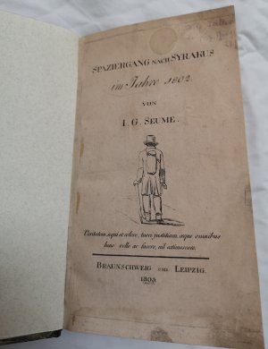 Spaziergang nach Syrakus im Jahr 1802. Erstausgabe.