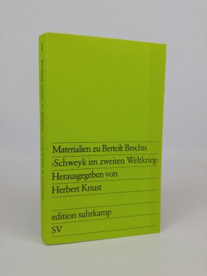 gebrauchtes Buch – Brecht Bertolt – Materianlien Zu B Brecht Schwey im zweiten Weltkrieg