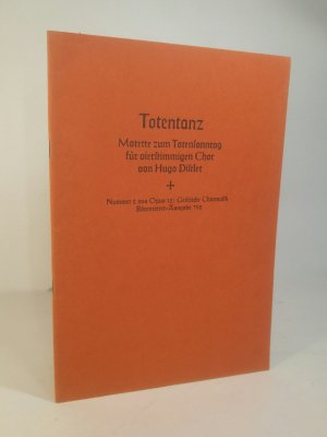 antiquarisches Buch – Hugo Distler – Totentanz op. 12 No. 2 Motette zum Totensonntag für vierstimmigen Chor