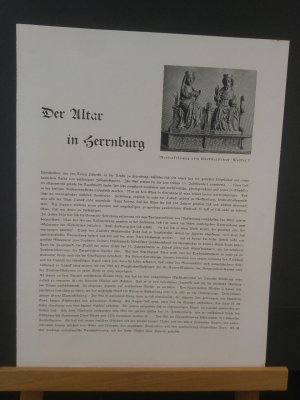 antiquarisches Buch – H Wenzel – Der Altar zu Herrnburg.