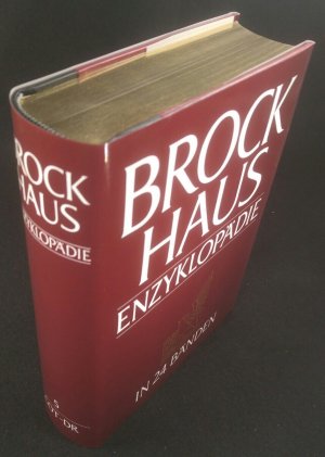 gebrauchtes Buch – Enzyklopädie – Brockhaus Enzyklopädie in vierundzwanzig [24] Bänden: Neunzehnte, völlig neu bearbeitete Auflage. Fünfter Band: Cot-Dr. - [Vorzugsausgabe in Halbledereinband].