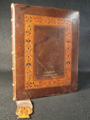 antiquarisches Buch – Fotoalbum – "Hamburg und sein Hinterland im Donauraum". - [Erinnerungsalbum zu einem Vortrag von Hans Struck. 19. Januar 1937].