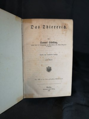 antiquarisches Buch – Samuel Schilling – Samuel Schilling's Grundriß der Naturgeschichte des Thier-, Pflanzen- und Mineralreichs: In vier Theilen. - [3 (von 4) Bände in 1 Band].