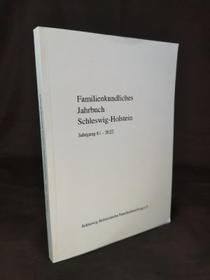 Familienkundliches Jahrbuch Schleswig-Holstein. Jahrgang 61. 2022.