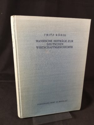 Hansische Beiträge zur deutschen Wirtschaftsgeschichte. Veröffentlichungen der Schleswig-Holsteinischen Universitätsgesellschaft, Nr. 12 / Schriften der […]