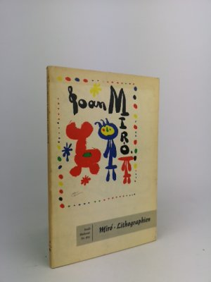 gebrauchtes Buch – Joan Miró – Farbige Lithographien. - Insel-Bücherei Nr. 622 [1]. - [Mit dem Schutzumschlag]. 1.-12. Tausend.