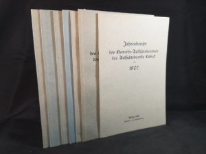 Jahresbericht des Gewerbe-Aufsichtsbeamten des Aufsichtsbezirks Lübeck. - [7 Ausgaben].