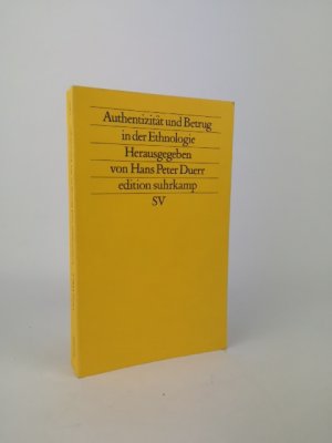 gebrauchtes Buch – Hans P. Duerr und Gerd H – Authentizität und Betrug in der Ethnologie.